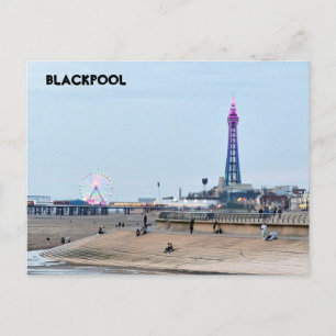 Blackpool Beach Briefkaart