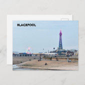 Blackpool Beach Briefkaart (Voorkant / Achterkant)