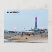 Blackpool Beach Briefkaart (Voorkant)