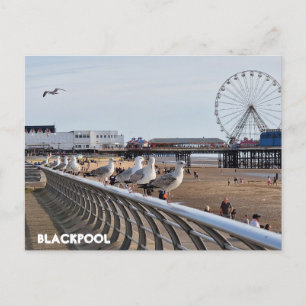 Blackpool Beach Briefkaart