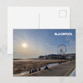 Blackpool Beach Briefkaart (Voorkant / Achterkant)