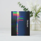 Blackpool Beach Lights 's nachts, Briefkaart (Staand voorkant)