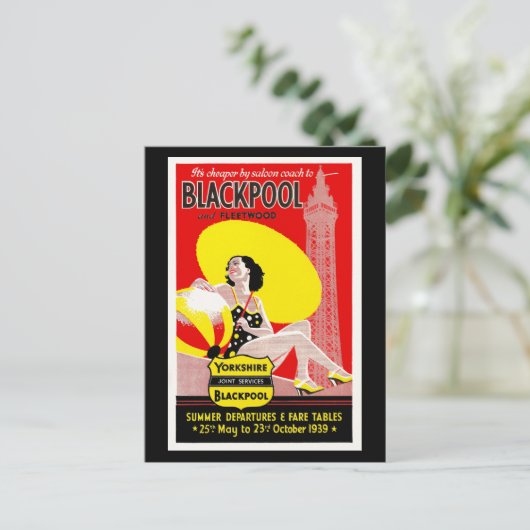 Blackpool Briefkaart (Staand voorkant)