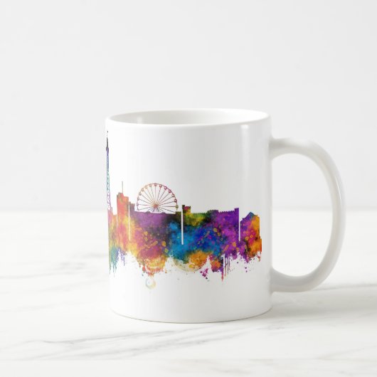 Blackpool Engeland Skyline Koffiemok (Rechts)
