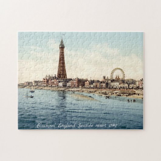 Blackpool England Seaside resort c1910 Legpuzzel (Horizontaal)