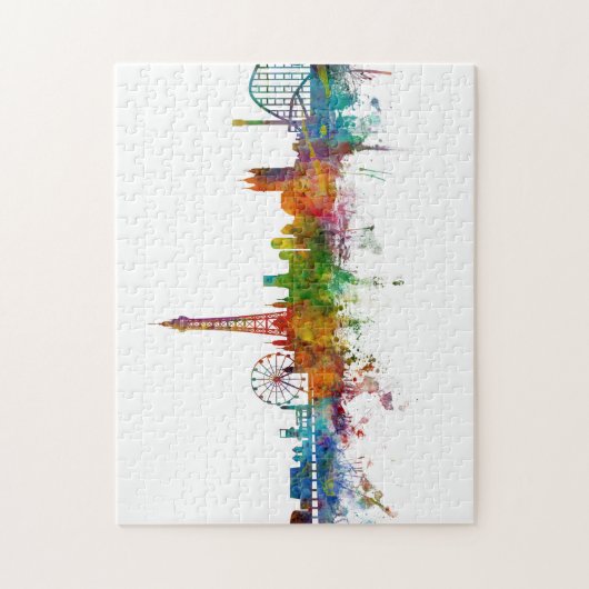 Blackpool England Skyline Legpuzzel (Verticaal)