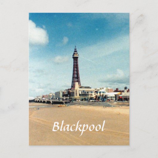 Blackpool Feestdagenkaart (Voorkant)