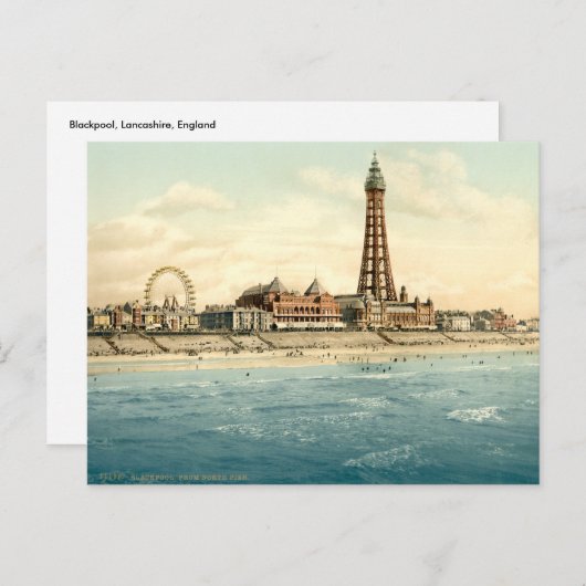 Blackpool II, Lancashire, Engeland Briefkaart (Voorkant / Achterkant)