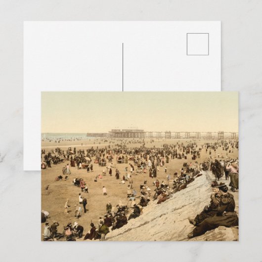 Blackpool IV, Lancashire, Engeland Briefkaart (Voorkant / Achterkant)