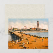Blackpool Lancashire England Briefkaart (Voorkant / Achterkant)