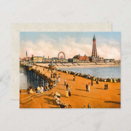  Blackpool Lancashire England Briefkaart (Voorkant / Achterkant)