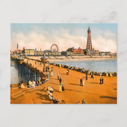 Blackpool Lancashire England Briefkaart (Voorkant)