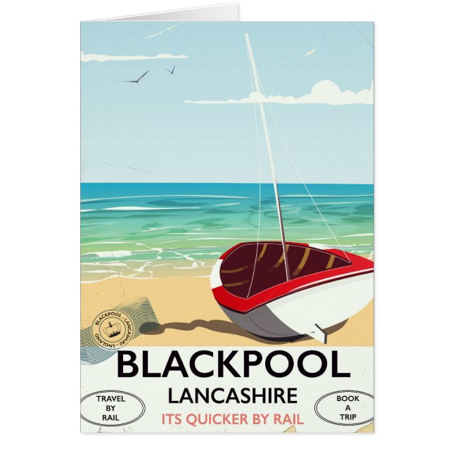 Blackpool, Lancashire, spoorposter (Voorkant)