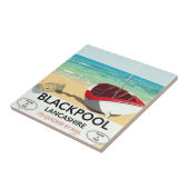 Blackpool, Lancashire, spoorposter Tegeltje (Zijkant)