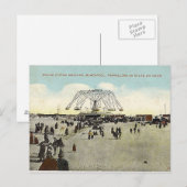 Blackpool, Maxim Flying Machine Briefkaart (Voorkant / Achterkant)