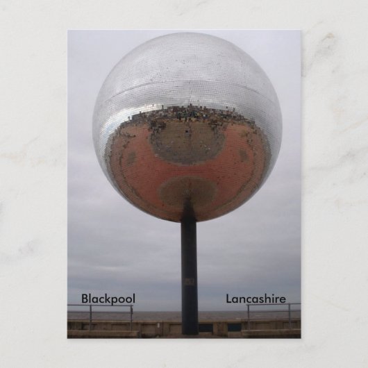 Blackpool Mirrorball Briefkaart (Voorkant)