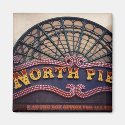 Blackpool North Pier Magnet (Voorkant)
