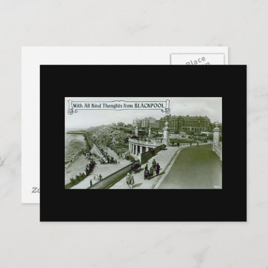 Blackpool, oud Briefkaart (Voorkant / Achterkant)