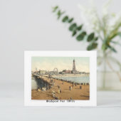 Blackpool Pier 1890's Briefkaart (Staand voorkant)