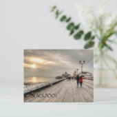 Blackpool Pier English Seaside Resort Briefkaart (Staand voorkant)