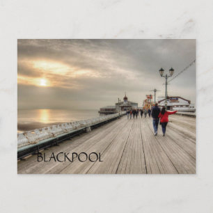 Blackpool Pier English Seaside Resort Briefkaart
