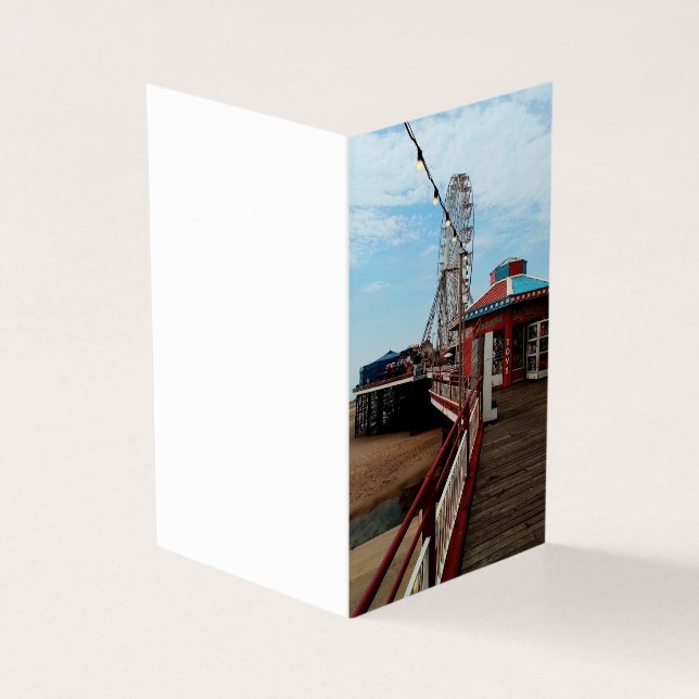 Blackpool Pier Kaart (Buitenkant)
