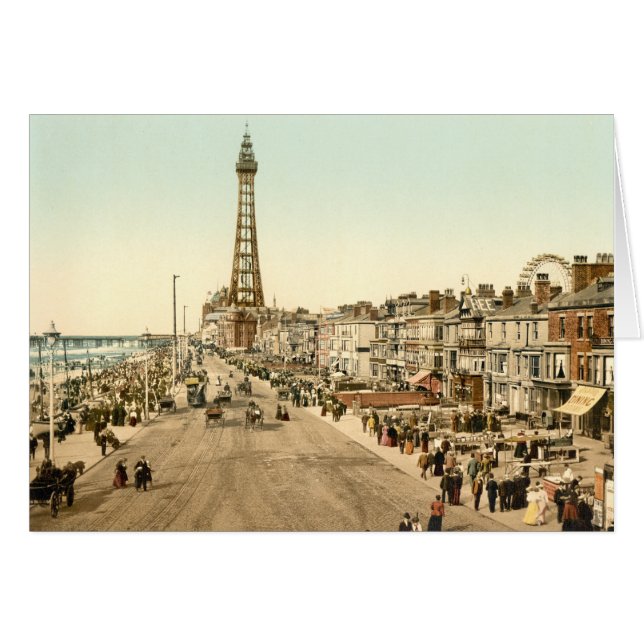 Blackpool Promenade, Lancashire, Engeland (Voorkant Horizontaal)