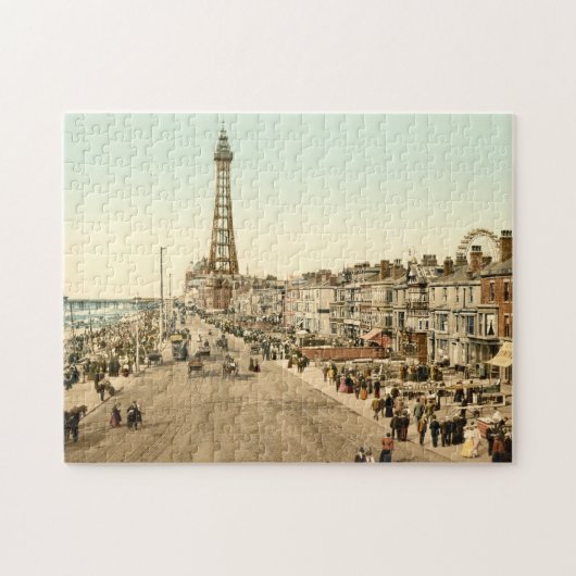 Blackpool Promenade, Lancashire, Engeland Legpuzzel (Horizontaal)