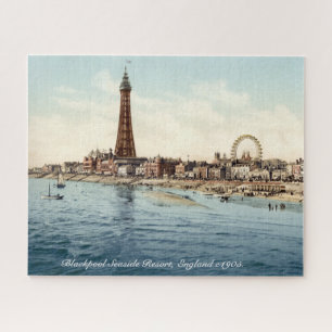 Blackpool Promenade & Tower, Engeland c1905 Legpuzzel