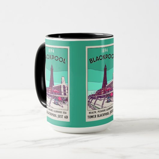 Blackpool Seaside Resort England  Art Mok (Voorkant links)