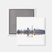 Blackpool Skyline Magneet (Voorkant / Achterkant)