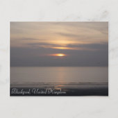 Blackpool Sunset Briefkaart (Voorkant)