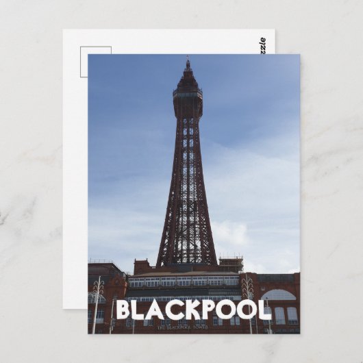 Blackpool Tower Briefkaart (Voorkant / Achterkant)