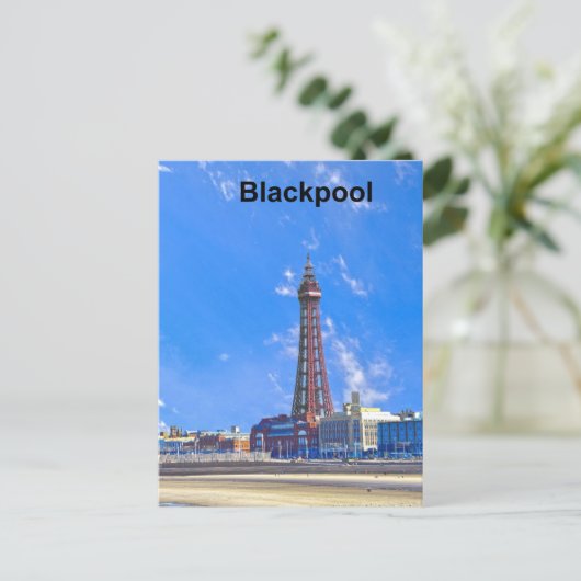 Blackpool Tower Briefkaart (Staand voorkant)