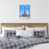 Blackpool Tower Canvas Afdruk (Insitu (Slaapkamer))