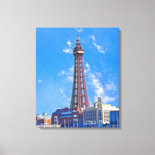 Blackpool Tower Canvas Afdruk (Voorkant)