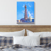 Blackpool Tower Canvas Afdruk (Insitu (Slaapkamer))