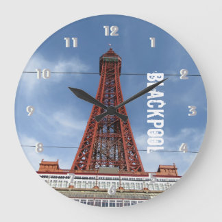 Blackpool Tower en Day Sky Grote Klok