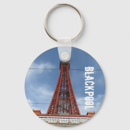 Blackpool Tower en Day Sky Sleutelhanger