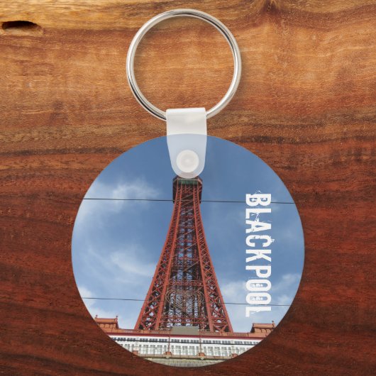 Blackpool Tower en Day Sky Sleutelhanger (Voorkant)