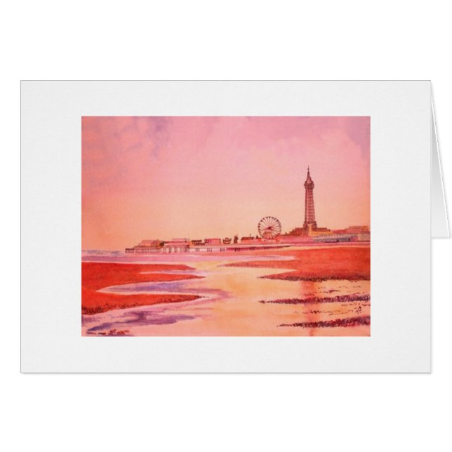 Blackpool Tower en Seoel. (Voorkant Horizontaal)