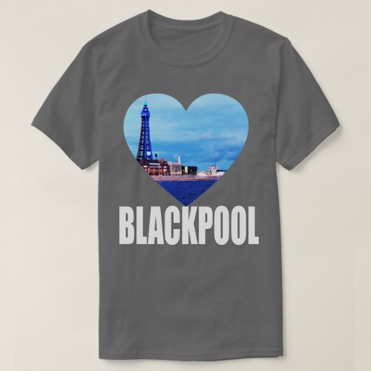 Blackpool Tower England Gift T-shirt (Design voorkant)