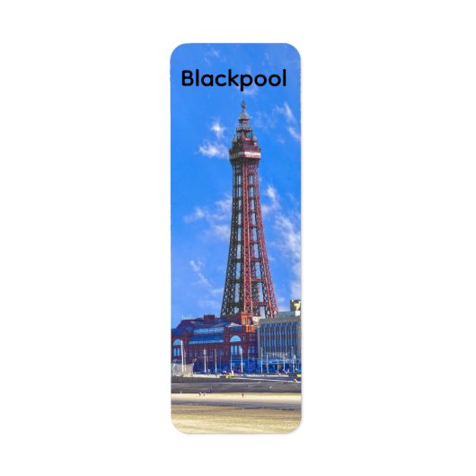 Blackpool Tower Etiket (Voorkant)