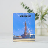 Blackpool Tower Feestdagenkaart (Staand voorkant)