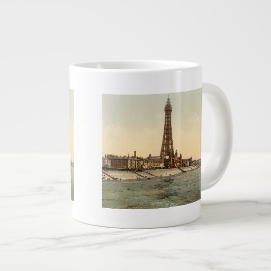 Blackpool Tower I, Lancashire, Engeland Grote Koffiekop (Voorkant rechts)