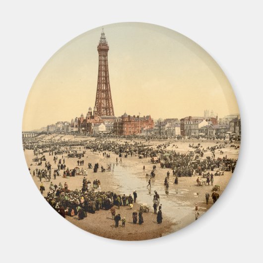 Blackpool Tower II, Lancashire, Engeland Magneet (Voorkant)