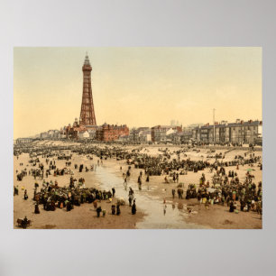 Blackpool Tower II, Lancashire, Engeland Poster