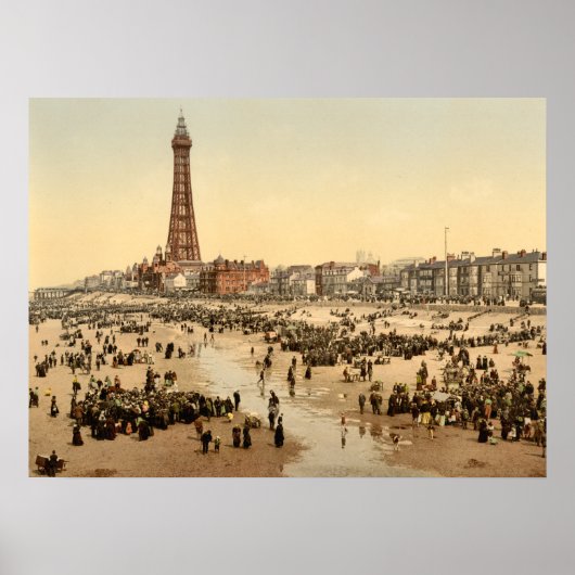 Blackpool Tower II, Lancashire, Engeland Poster (Voorkant)