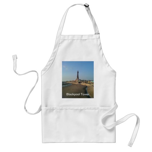 Blackpool Tower in Engeland Standaard Schort (Voorkant)