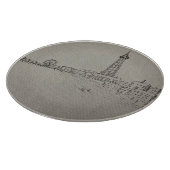 Blackpool Tower Originele Kunst Snijplank (Hoek)